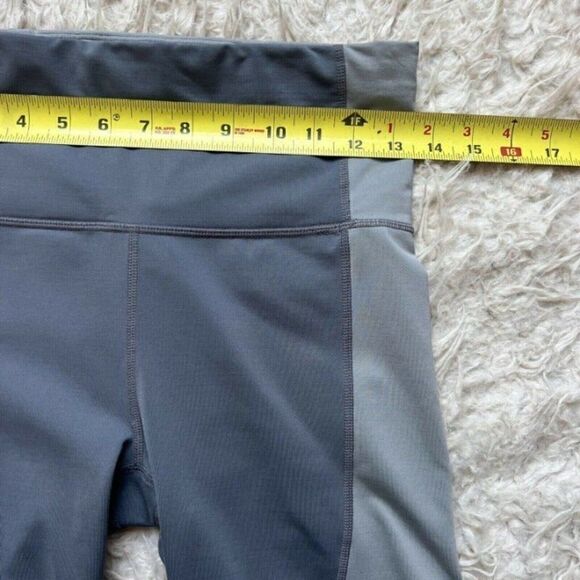 ATHLETA Silver Bells Spar Colorblock 7/8 Leggings Womens Activewear Size Small - Picture 10 of 12